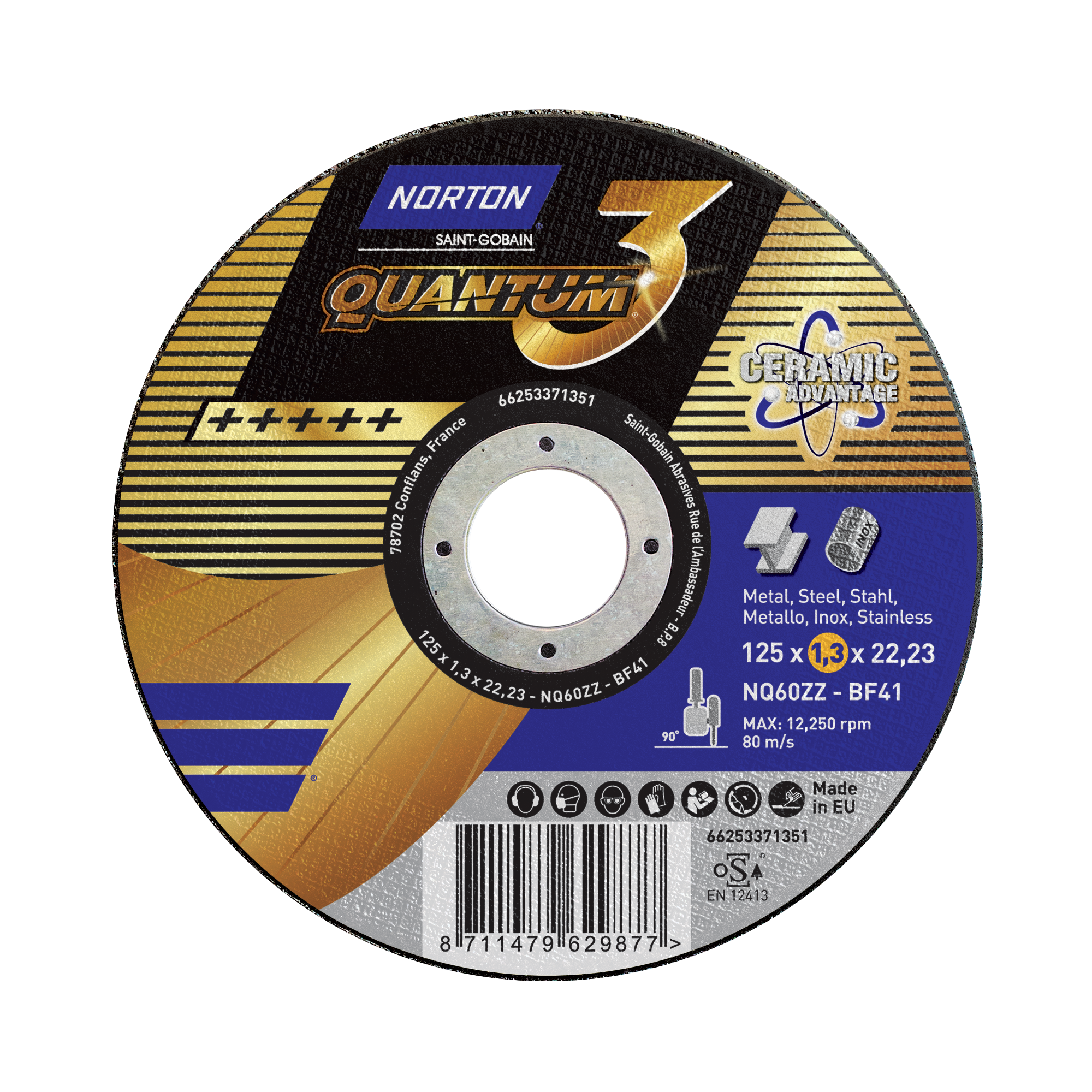 MEULE TRONC.QUANTOM3 125X1