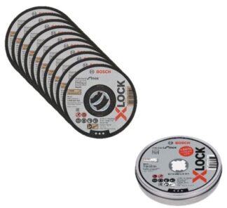 Lot de 10 disques acier/inox 125mm - 1.6mm