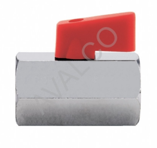 MINI ROBINET BOIS. SPHER. F/F  G18