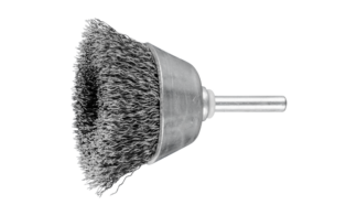 Brosse boisseau sur tige, non torsadée