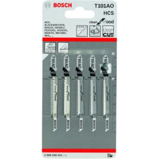 Blister de 5 lames Scie sauteuse - bois