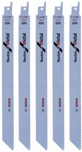 Blister de 5 lames pour scie sabre  S 1122 EF FLEXIBLE FOR METAL
