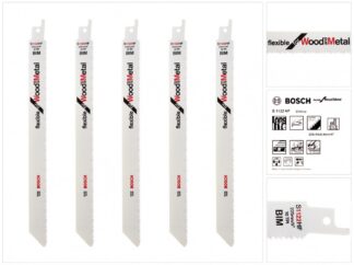 Blister de 5 lames scie sabre S 1122 HF
