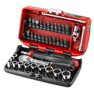Coffret Nano 1/4" avec douilles 6 pans OGV® Grip