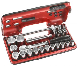 Coffret DBox 1/2" 6 pans avec douilles OGV® Grip