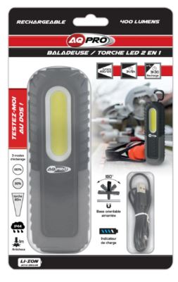 Baladeuse Rechargeable 2 en 1