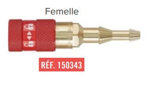 Raccords rapides femelle
