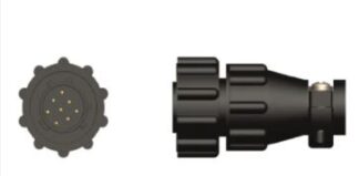 FICHE AMPHENOL À 8 BROCHES